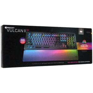 【中古】ROCCAT ゲーミング キーボード VULCAN II Max ROC-12-009 ブラック 美品 元箱あり [管理:1050024650]