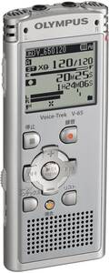 【中古】OLYMPUS ICレコーダー 2GB Voice-Trek MP3/WMA SLV ライトシルバー V-65