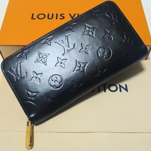 □鑑定済/正規品□ LOUIS VUITTON LV ルイ・ヴィトン ルイヴィトン ヴェルニ ジッピーウォレット ラウンドファスナー長財布 