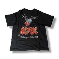 80s AC/DC ACDC バンドTee ヴィンテージ　パキ綿　90s