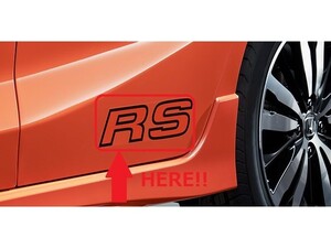 新品 ホンダ フィット GK5 純正 デカール RS オレンジ