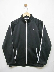 FILA フィラ トラックジャケット ジャージ レディース M 黒 b15728