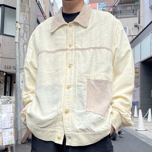 CCU SILK+PIG SUEDE TRACKER SHIRTS 1st TYPEシルクオーバーサイズトラッカーシャツジャケットファースト 8069000109399