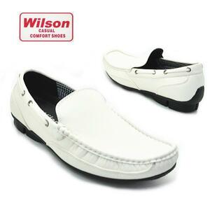 Wilson ウイルソン デッキシューズ//モカシン/Wh 245cm　No8801