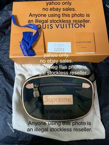 新品 ルイヴィトン supreme コラボ ボディバッグ ショルダー ポーチ ウエスト メッセンジャー 鞄 シュプリーム louis vuitton 限定 レア