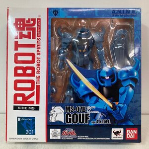 ROBOT魂 MS-07B グフ GOUF ver.A.N.I.M.E. ＜元箱・取説付き＞SIDE MS BANDAI 機動戦士ガンダム フィギュア GUNDAM /亀⑯●