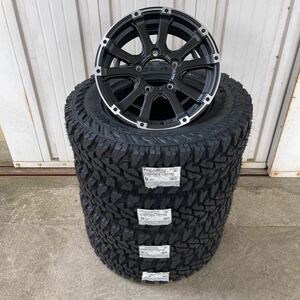 《ヨコハマジオランダーG003》225/75R16◆16×5.5J+20◆《マッドバーン》ジムニー JA11JA12JA22JA23 XR-600S 4本セット