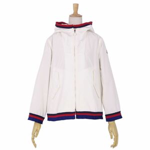 モンクレール MONCLER ジャケット CLEO ブルゾン ジップアップ ポリエステル アウター レディース 00(XS相当) ホワイト cf05mn-rm11e27494