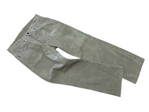 E/ DENIME ドゥニーム コーデュロイパンツ ストレート ベージュ レトロ SIZE:29 / ベージュ　茶