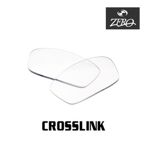 オークリー サングラス 交換レンズ クロスリンク ミラーなし CROSSLINK OAKLEY ZERO TECH BASE製 互換レンズ