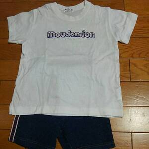 ムージョンジョン　Tシャツ100㎝　ショートパンツ90㎝　中古　2枚セット