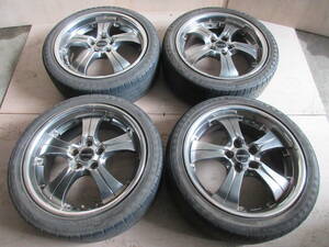 【条件送料付き無料】 WORK ワーク TERMIST MONO 18×7.5JJ PCD:114.3 オフセット:53 5穴 4本★225/45 タイヤおまけ付き