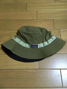 パタゴニア ミリタリー ALP MARS ハット L 90s カーキ NAVY 帽子 キャップ バケット 黒タグ サーフブリム オールド ビンテージ サンハット