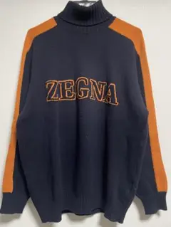 【L】ErmenegildoZegna タートルネックニット