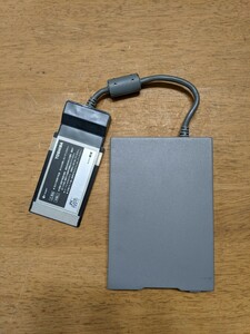 IY1724 TOSHIBA PA2612U FLOPPY DISC DRIVE KIT/フロッピーディスクドライブ PCカード接続型 外付け FDD/東芝 動作未確認 現状品 JUNK 