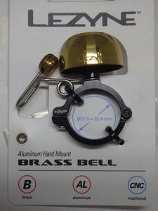 マジ人気【ベル　ゴールド】レザイン LEZYNE CLASSIC BRASS BELL HM