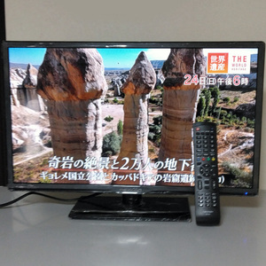 DVDプレーヤー内蔵 24V型地上波デジタルハイビジョン液晶テレビ　neXXion/FT-A2430DB　2020年製