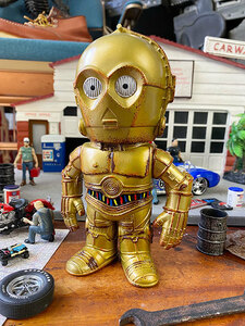 世界限定500体　ファンコ　ヒカリマァク　ソフビ　プレミアム　映画　スターウォーズ　C-3PO　ラスティバージョン　（錆塗装版）