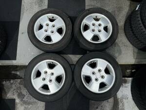 21-4110x スズキ 純正 アルミホイール4本 13インチ 13×4J +45 PCD100 4穴 155/65R13 MRワゴン スペーシア アルト エブリィ ワゴンR ラパン