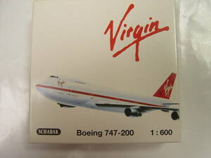◆シャバク ヴァージン・アトランティック航空 ボーイング 747-200 1/600 未使用品◆