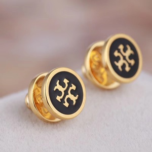 新品　TB005-02 Tory Burch トリーバーチ　定番　ピアス　ブラック