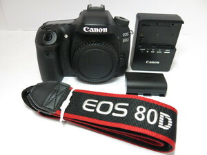 1円 ～ Canon EOS 80D ボディー キヤノン [管NI812]