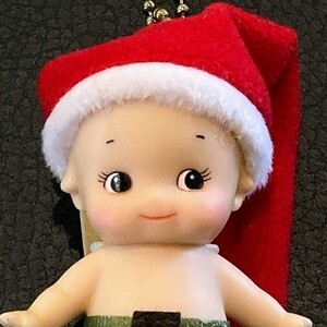 【未使用 / 即決 / 送料230円】Kewpie キューピー プチマスコット 8cm サンタ 33015 オオイケ キーホルダー キーチェーン No.11219-1