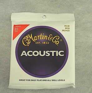 ② MARTIN ACOUSTIC M140 LIGHT 80/20 BRONZE マーチン アコースティック ギター ライト 未使用品 未開封　マーティン　