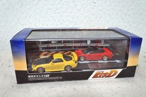 頭文字Dセット Vol.3 高橋啓介 RX-7 (FD3S)＆北条豪 NSX (NA1) 1/64 ミニカー