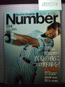 同梱OK■★Numberナンバー554号(2002/8/1)小笠原道大/リナレス/寺原隼人/松坂大輔/タフィローズ/日本ハムファイターズ札幌移転【野球】