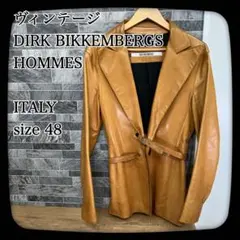 ヴィンテージ　DIRK BIKKEMBERGS HOMMES　本革　ミドルコート