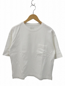 無印良品 良品計画 スムース編み クルーネック 半袖 Tシャツ M～L WHITE ホワイト 334249-213 メンズ