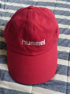 hummel ヒュンメル 帽子 キャップ レッド 赤 ビンテージ