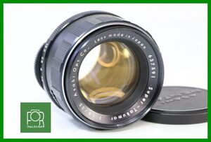 【同梱歓迎】【動作保証・点検済】良品■希少初期型■ペンタックス PENTAX SUPER-TAKUMAR 55mm F1.8 M42■4994