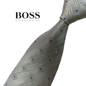 HUGO BOSS ネクタイ スクエア柄 パターン柄 ヒューゴボス USED 中古 m1596