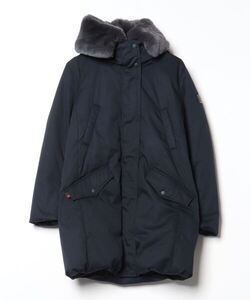 「Woolrich Woolen Mills」 ダウンコート X-SMALL ネイビー レディース