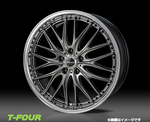 モンツァジャパン ワーウィック ディープランド アルミホイール4本 1台分(19×8J 5-114 INSET45)ニッサン ムラーノ 51系(ブラック)