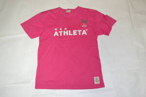 901　ATHLETA　アスレタ　Tシャツ　ピンク　Lサイズ