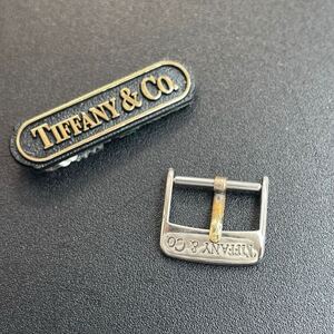 【純正 正規品】 ティファニー 純正尾錠 腕時計 時計用 SS レザーベルト 14mm 16mmメンズ Tiffany クラシック アトラス マーク 【R6_294】