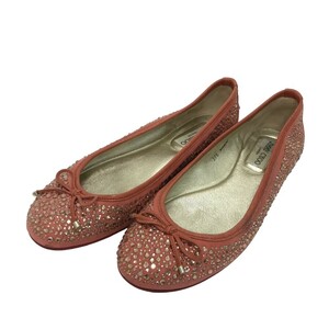 JIMMY CHOO ジミーチュウ フラット パンプス スートン ピンク系 38 1/2 [240101208127] レディース