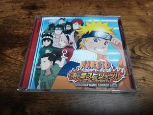 ゲームサントラCD「NARUTOナルト 木ノ葉スピリッツ」●