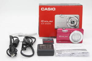 【美品 返品保証】 【元箱付き】カシオ Casio Exilim EX-ZS25 ピンク 6x バッテリー付き コンパクトデジタルカメラ v3307