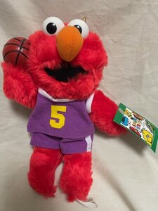 ◎ SEGA セガ SESAME STREET セサミストリート エルモ バスケットボール バスケ ぬいぐるみ 現状品