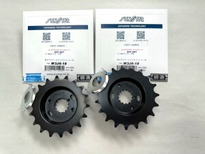 【18,4mmオフセット】Z1 Z2 Z1R Z750F Z900A4 Z1000A1/A2　Wアームロックドライブ 520チェーン用18、19Tから1枚選択　W3J6