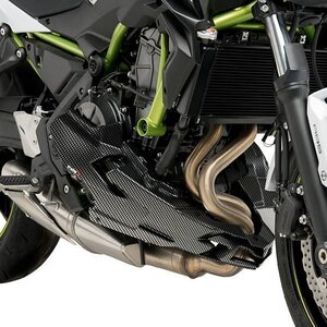 SALE! Puig 20295C エンジンスポイラー Kawasaki Z650 (20-24) [カーボンプリント] プーチ