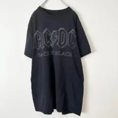 AC/DC エーシーディーシー　バンドT メンズ　古着　半袖Tシャツ　黒　L