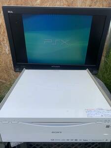 2台 ホワイト シルバー セット SONY ソニー PSX 本体 DESR-5100/S DESR-5700 ゲーム機/ジャンク扱い/傷・汚れ有