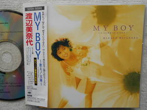 渡辺美奈代●CD●MY BOY●旧規格 初期CD 定価3200円●和モノ アイドル・ポップス●美品！！