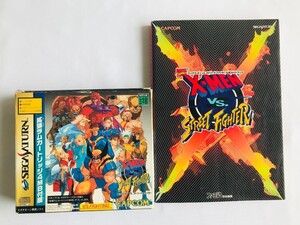 X-MEN VS. STREET FIGHTER エックスメン ストリートファイター 拡張ラムカートリッジ4MB 公式ガイドブック 攻略本セット SS Expansion Ram