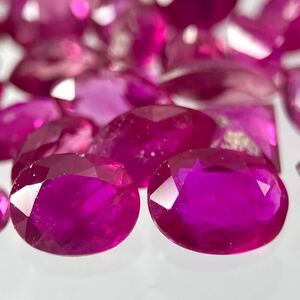 1円〜!!◆天然ルビーおまとめ25ct◆d 約5g ルース 裸石 宝石 ジュエリー jewerly ruby コランダム ルビー w3/192